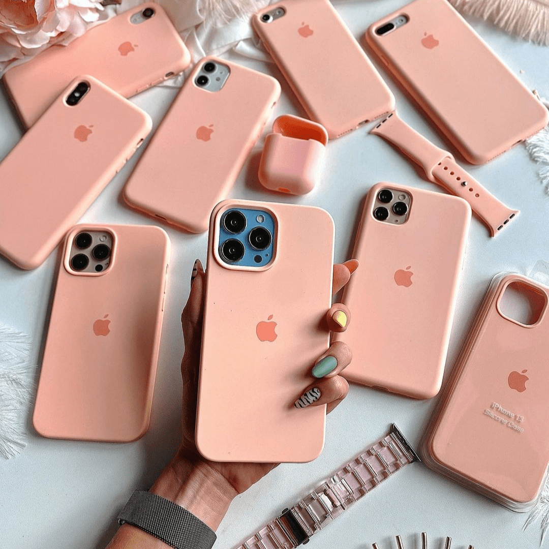 iPhone Silicone Case (Begonia)