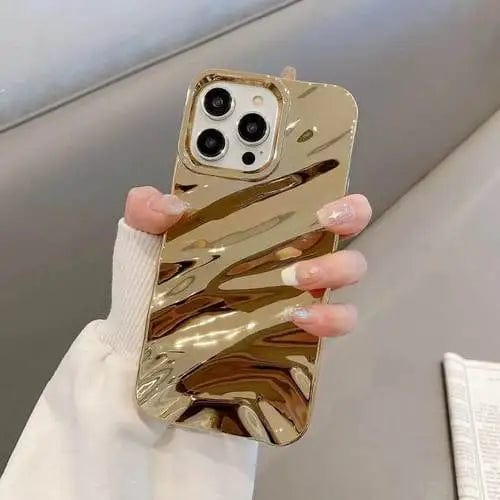 RuffleWave Satin iPhone Case