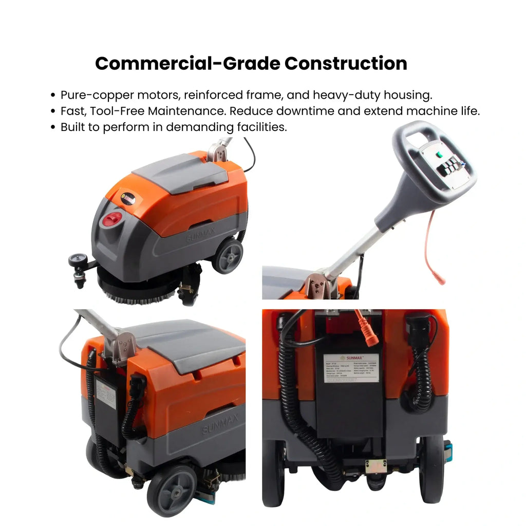 RT35AC Compact Corded Electric Floor Scrubber for Commercial Floors