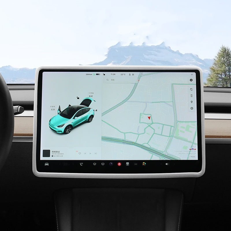 Navigation Plaid Screen Protector Cover for Tesla Model 3/Y