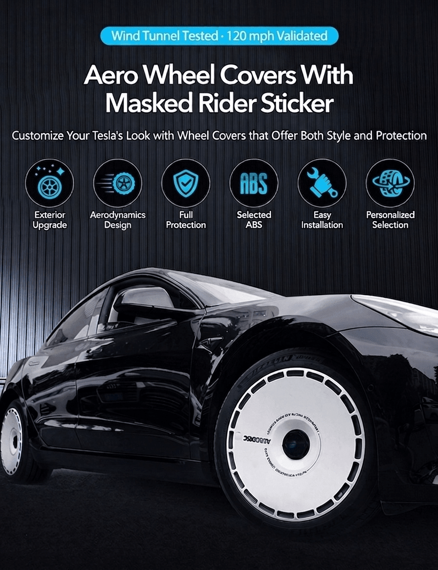TESERY Aero DISC Wheel Covers for Model Y / Model 3 Highland